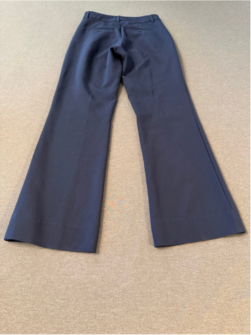 EUC PAIGE Navy Blue Pleated Wide-Leg Trouser Pants size 2 - Picture 3 of 8